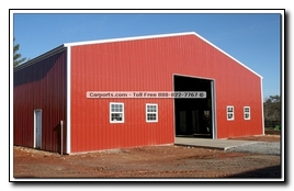 Metal Garage Warehouse Construction Photos
