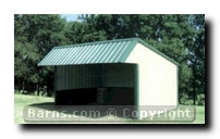 run-in shed for horses