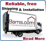 free barn delivery and installation