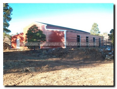 custom metal horse barn