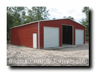 metal garage building and barn